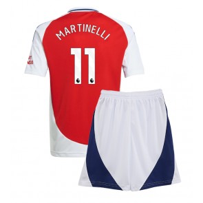 Arsenal Gabriel Martinelli #11 Domaci Dres za Dječji 2024-25 Kratak Rukavima (+ kratke hlače)